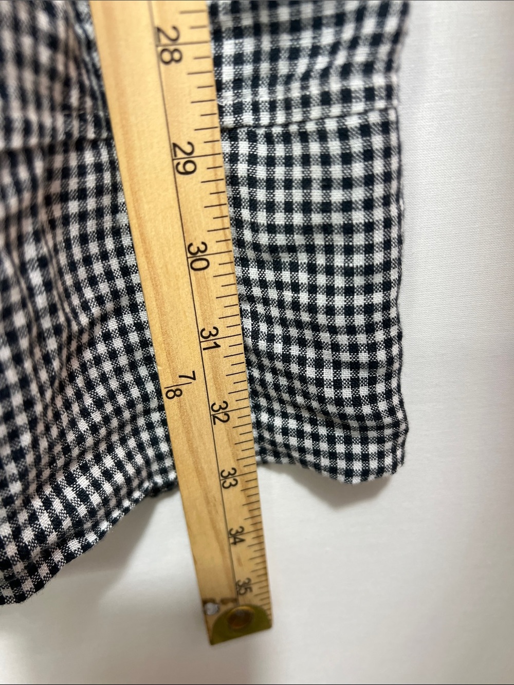 Quince 100% European Linen Sleeveless Swing Dress Navy & White Size Small - Picture 10 of 10